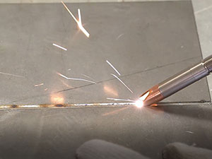 Handheld laser welding samples